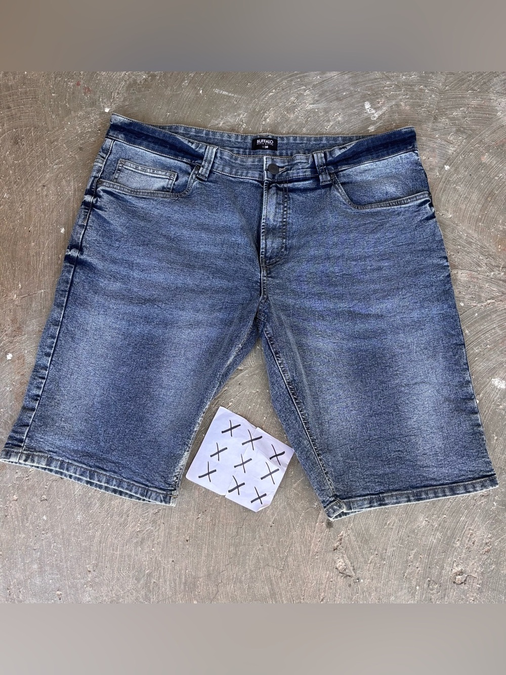 Buffalo David Bitton Blue Denim Shorts Stretch Men’s Size 40
